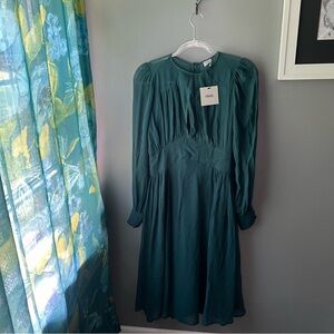ASOS Green Keyhole Dress NWT Size 6 New